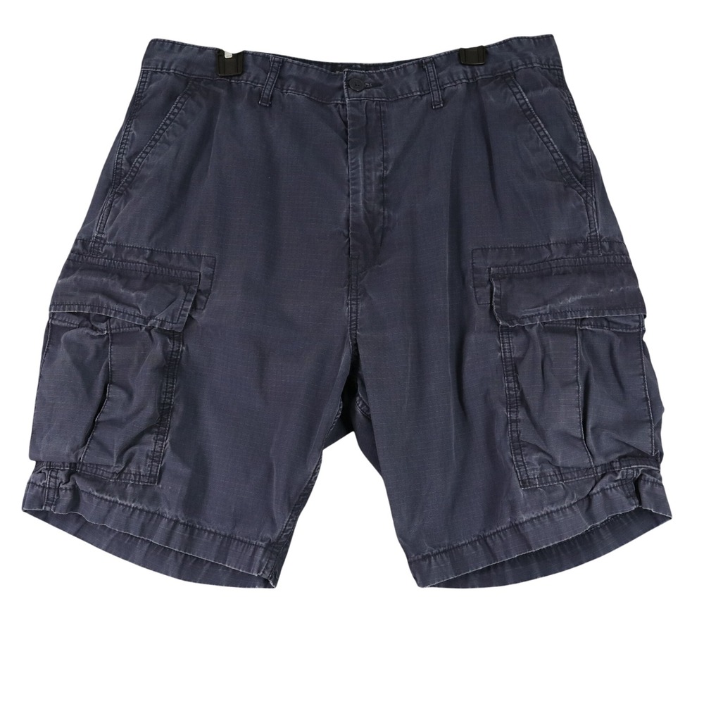 Levis Cargo Shorts Men 36 Navy Blue Ripstop Multi Pocket Outdoor Casual